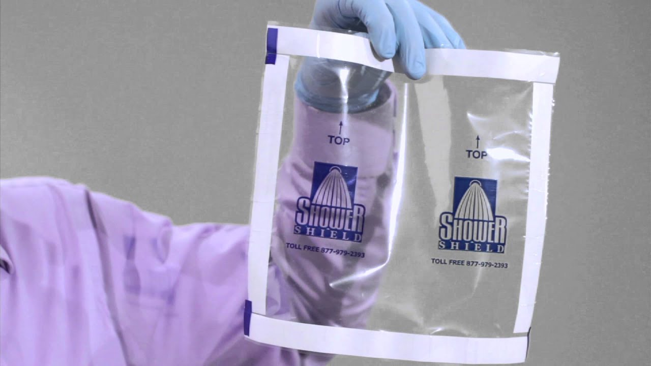 How to Correctly Apply Shower Shield Catheter Covers | Dialysis Permacath Shower Care Application