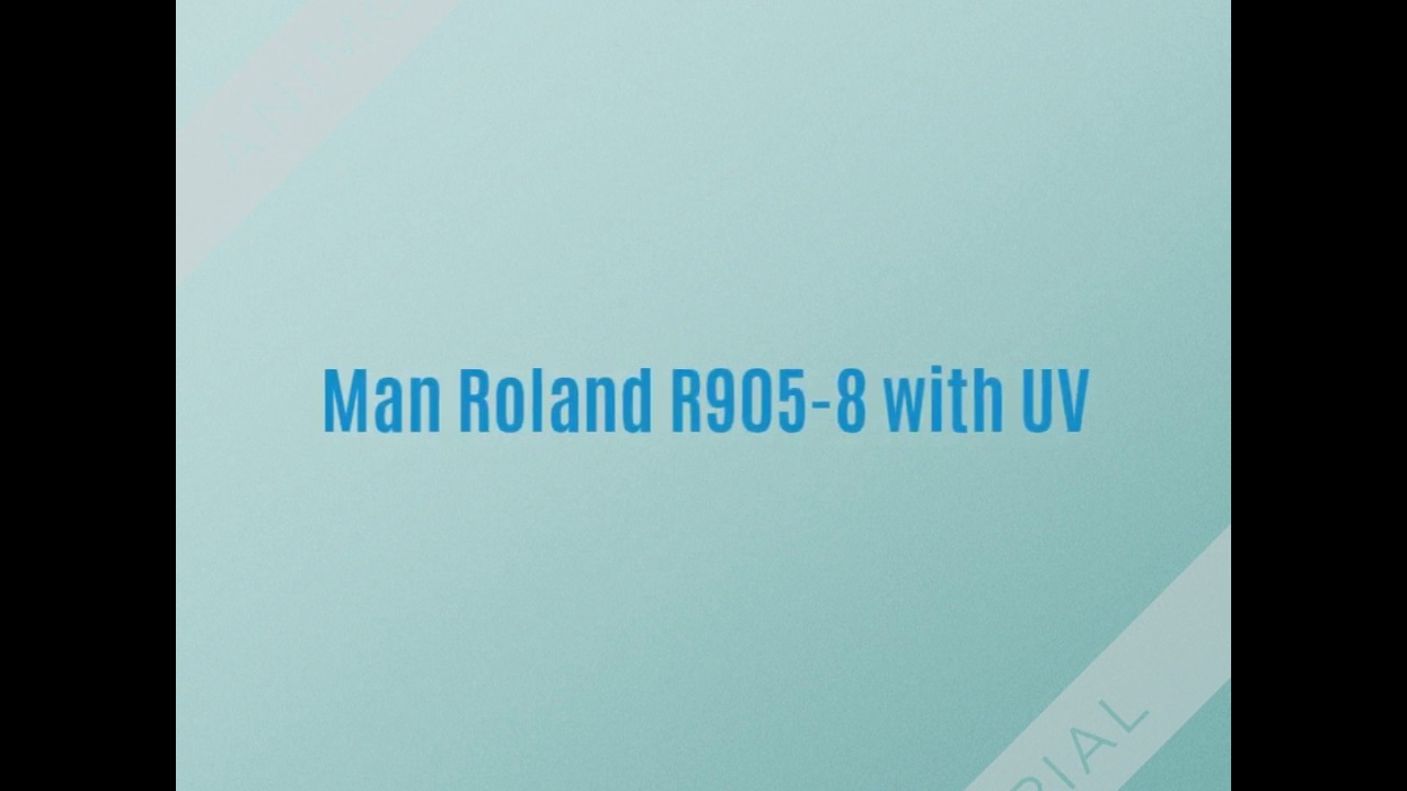 Man Roland R905 8 with UV, Size:1300x1850 mm,Year 2004,