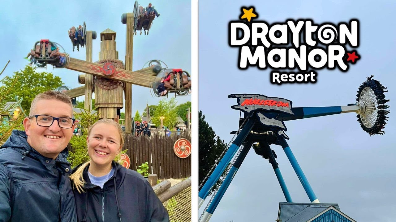 Drayton Manor Vlog Summer 2025 - Night Rides & Fireworks!