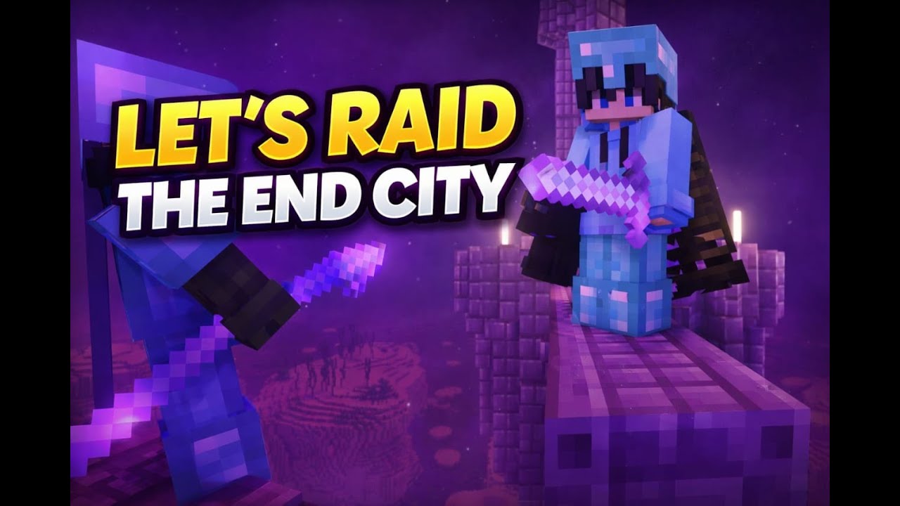 The Raid in End With Greenboygamer|NJ Gaming|Road to 5k subs|#shortstream #minecraftlive