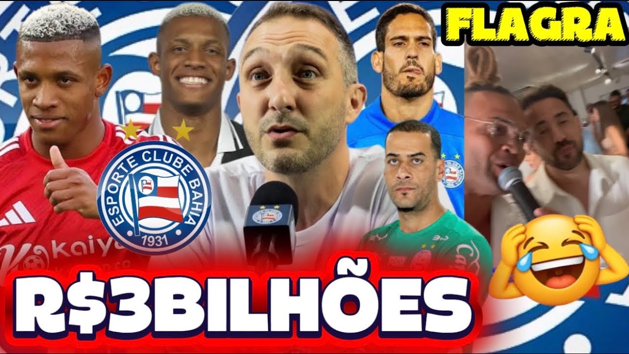 🔥💣😱&rdquo;NO BAHIA DE GRA&Ccedil;A&rdquo;: DANILO, BOTAFOGO E BAHIA🚨RONALDO OU L&Eacute;O VIEIRA?🚨EVERTON RIBEIRO, PROGRAMA&Ccedil;&Atilde;O