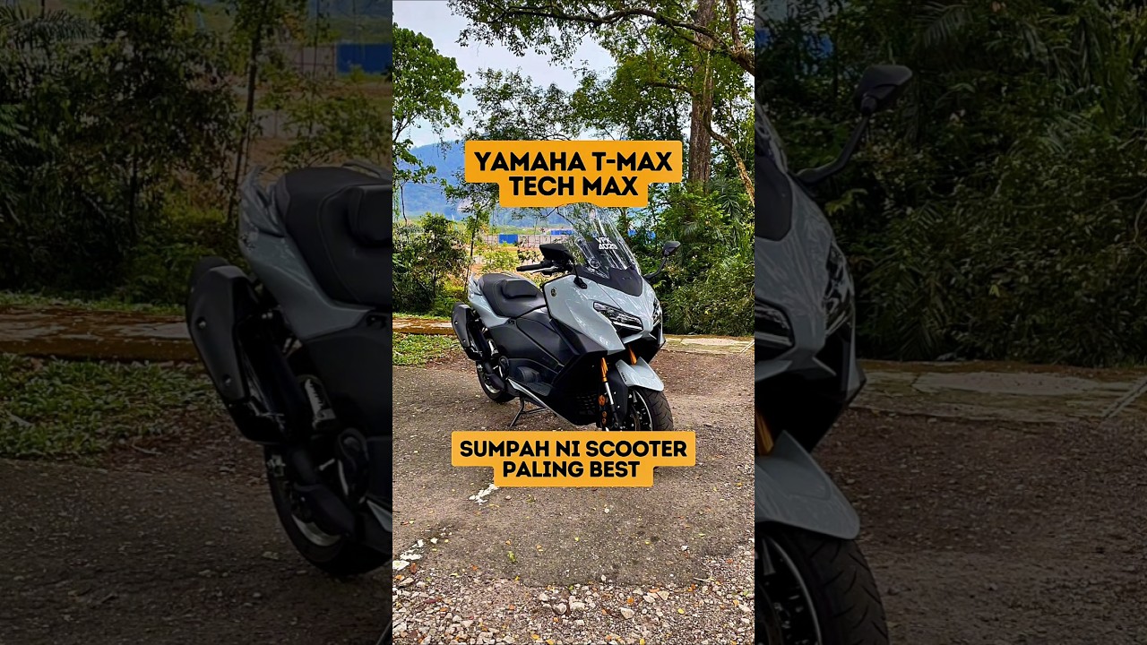 Yamaha TMAX : Scooter Ni Lagi Power Dari SBK! #yamahatmax #yamaha #scooter #sbk #power #engeartv