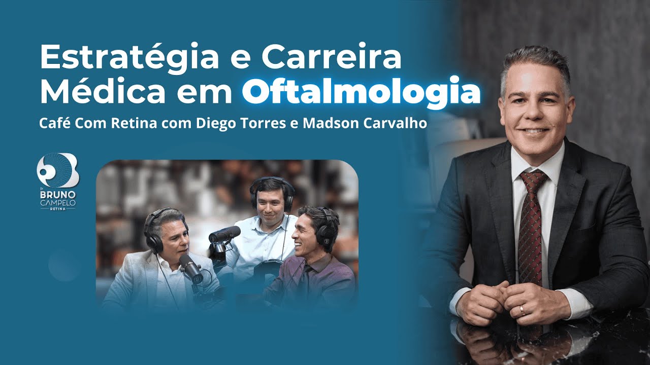 EP 31: Estratégia e Carreira Médica em Oftalmologia! - Café com Retina - Dr Bruno Campelo PhD.