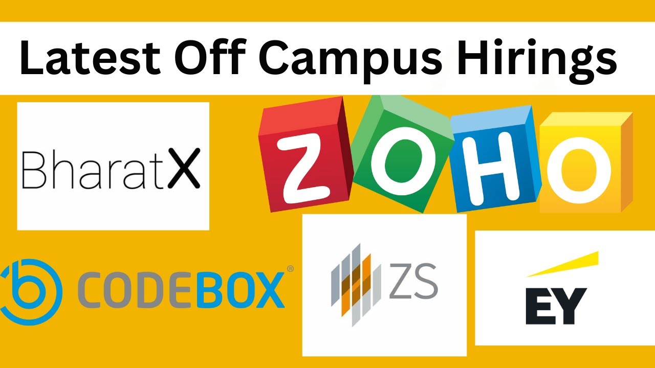 Latest off campus hiring | Multiple MNC's Hiring | Fresher + Experience | Any Graduate can apply