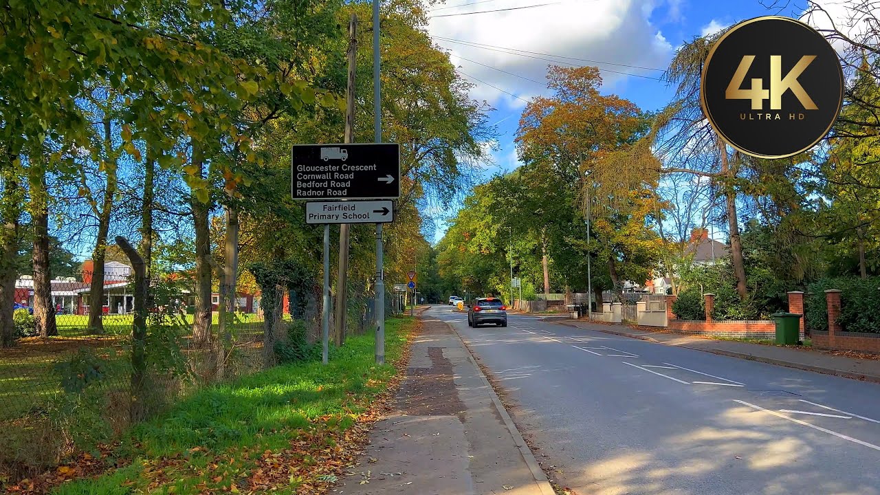 South Wigston, Leicester 4K UHD Walking Along The Saffron Road 2022 AUTUMN COLOURS