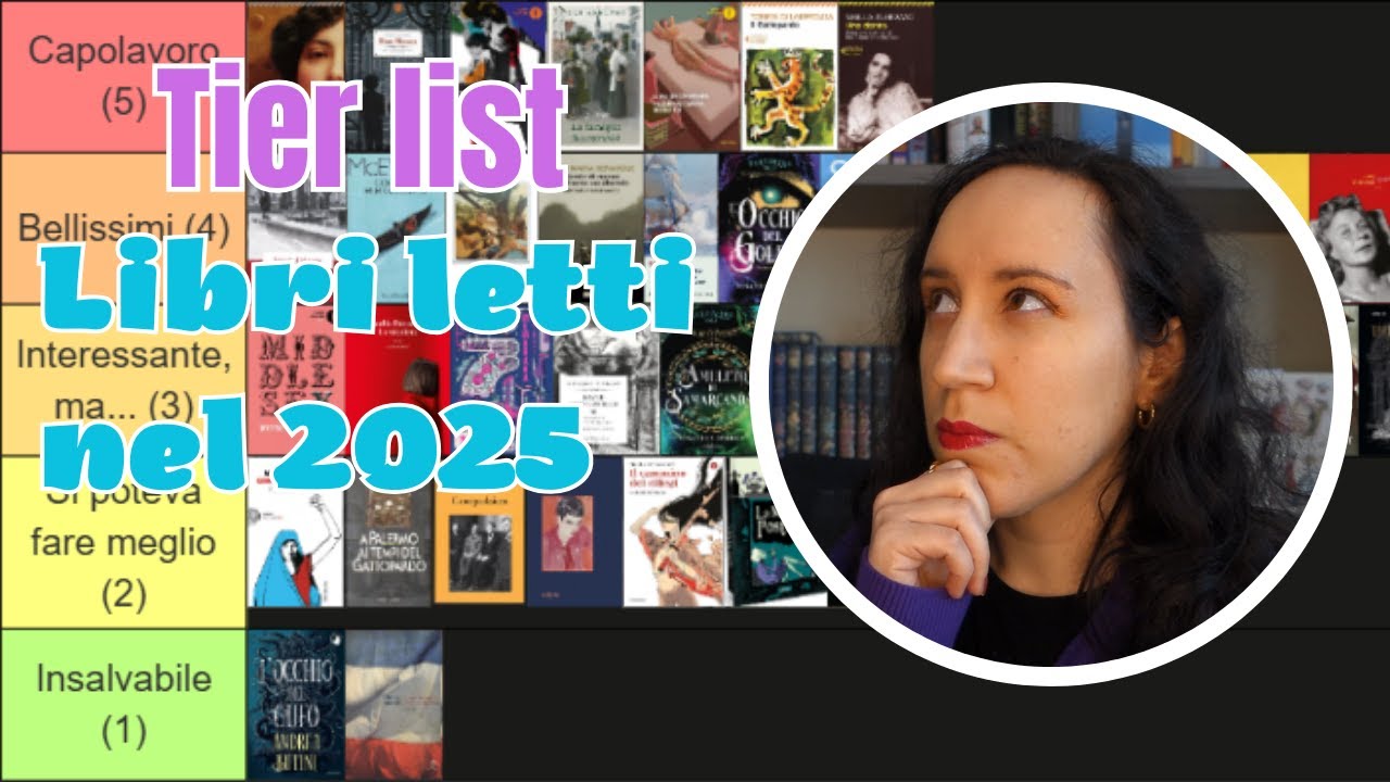 Classifico tutti i libri e i fumetti letti nel 2025 #tierlist
