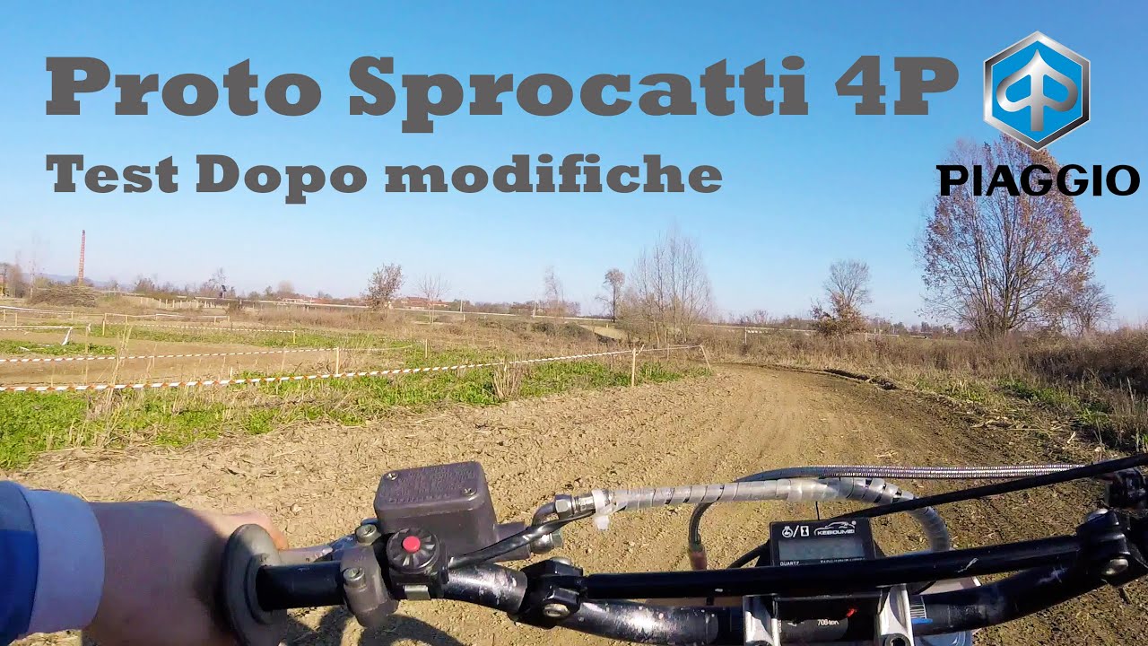 Proto Piaggio Bravo Sprocatti 4P IN PISTA