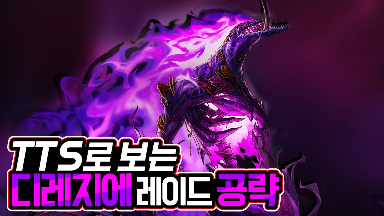 [던파] TTS로 보는 검은 질병의 디레지에 레이드 공략 (댓글확인)