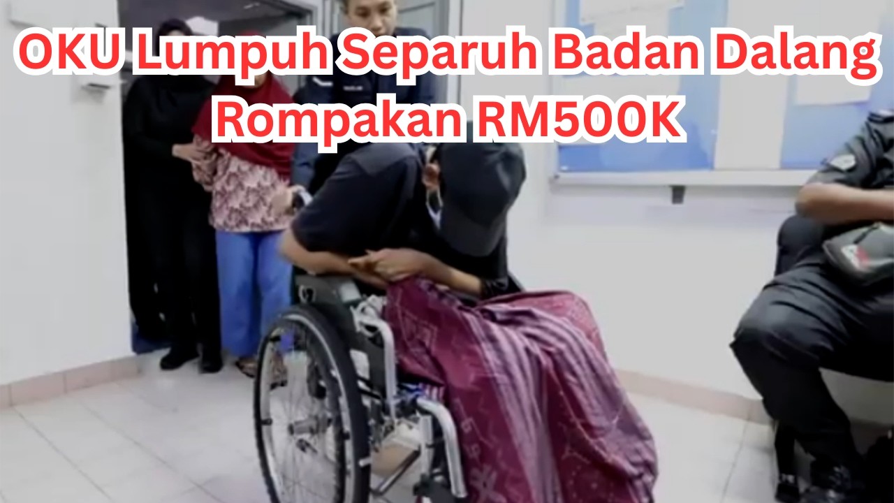 OKU Lumpuh Separuh Badan Dalang Rompak RM500,000 dari lelaki Pakistan | Berpakat Dgn Isteri Mangsa