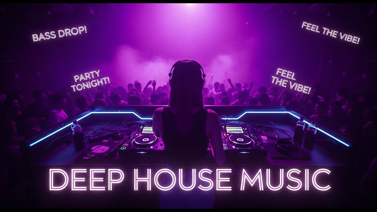 Deep House Music Club Sound 🎶 Night Party Beats and Urban Rhythm