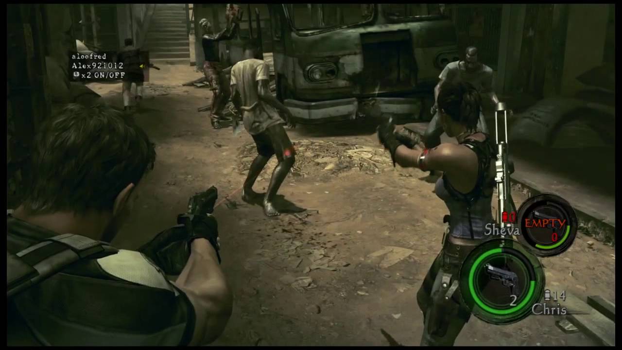 爆機兄弟 達哥 Resident Evil 5 管家大戰德州電鋸佬(串咀戰地記者達叔全程聲音護航 ) ！