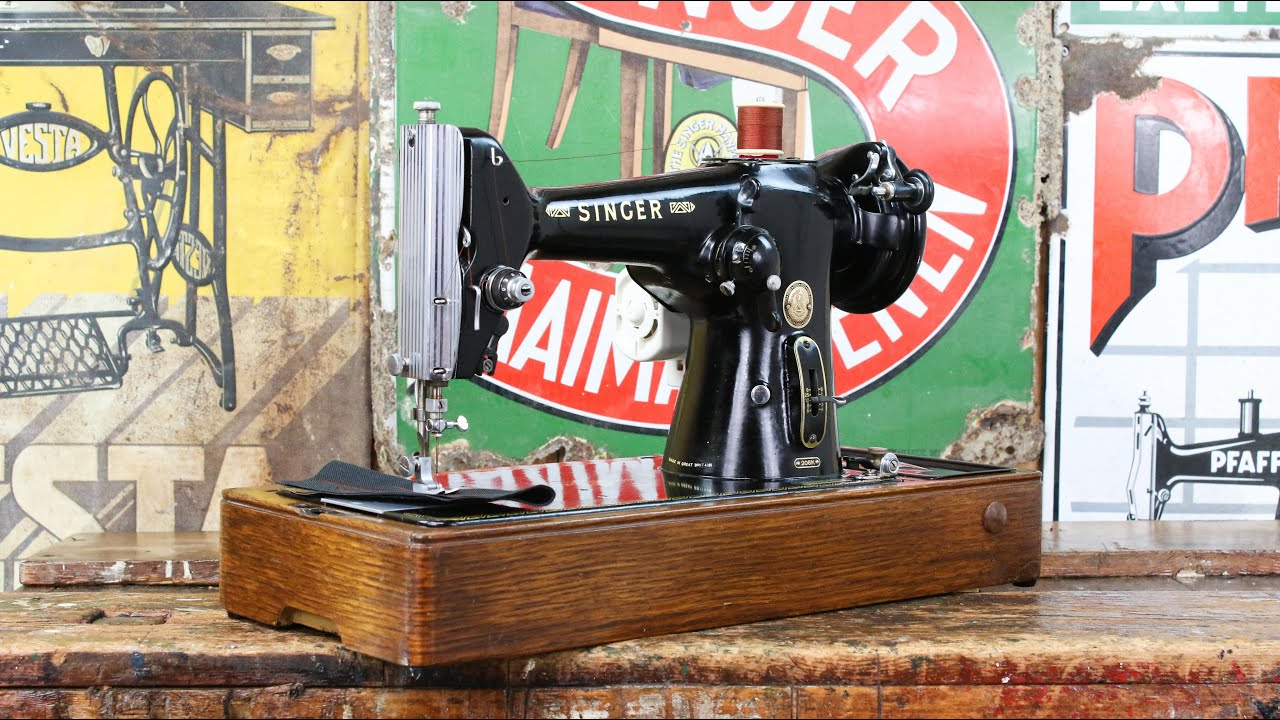 The First Ever Zigzag Sewing Machine by Singer - Model 206