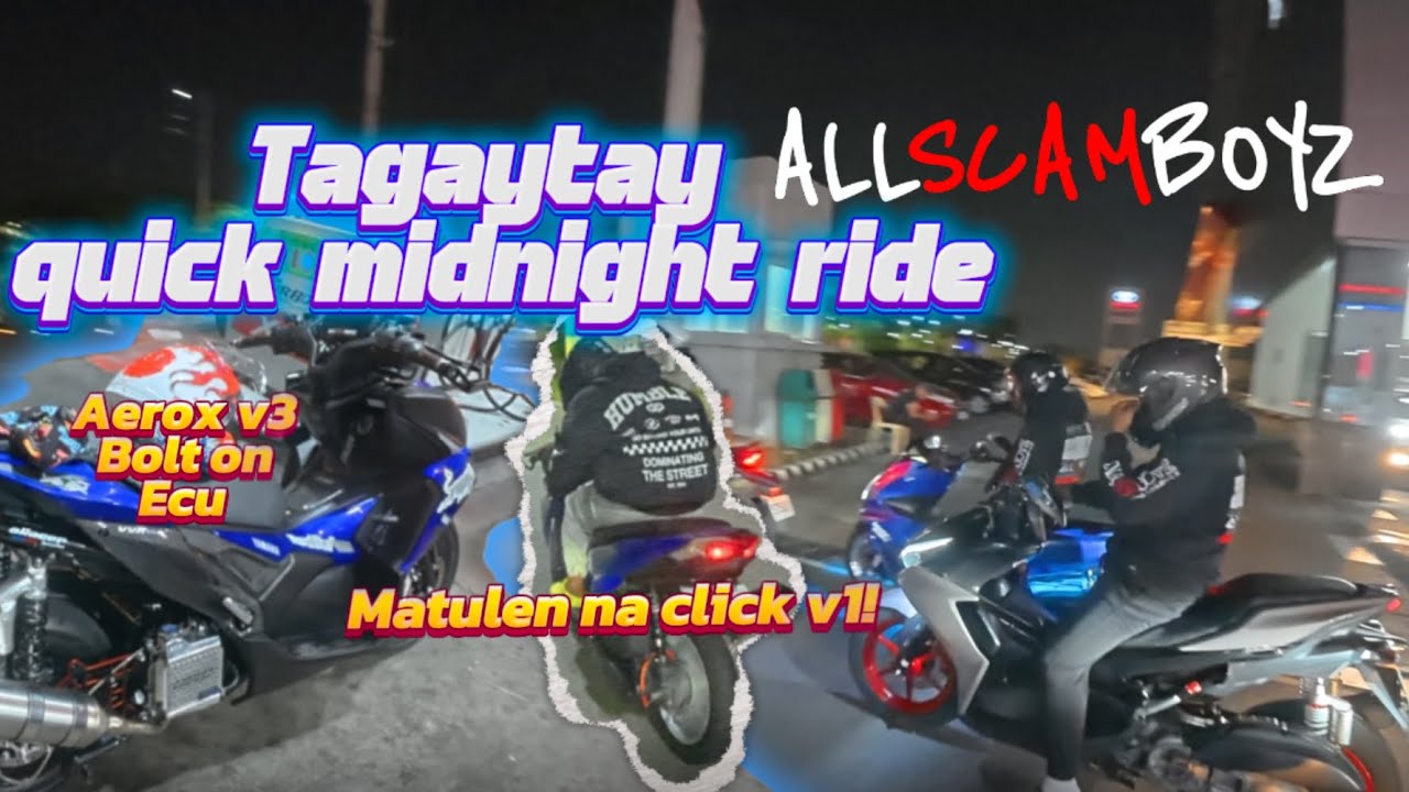 QUICK TAGAYTAY RIDE | HONDACLICK 185 | UNLI GASPOL | ALLSCAMBOYZ - DAILY SIRKUIT