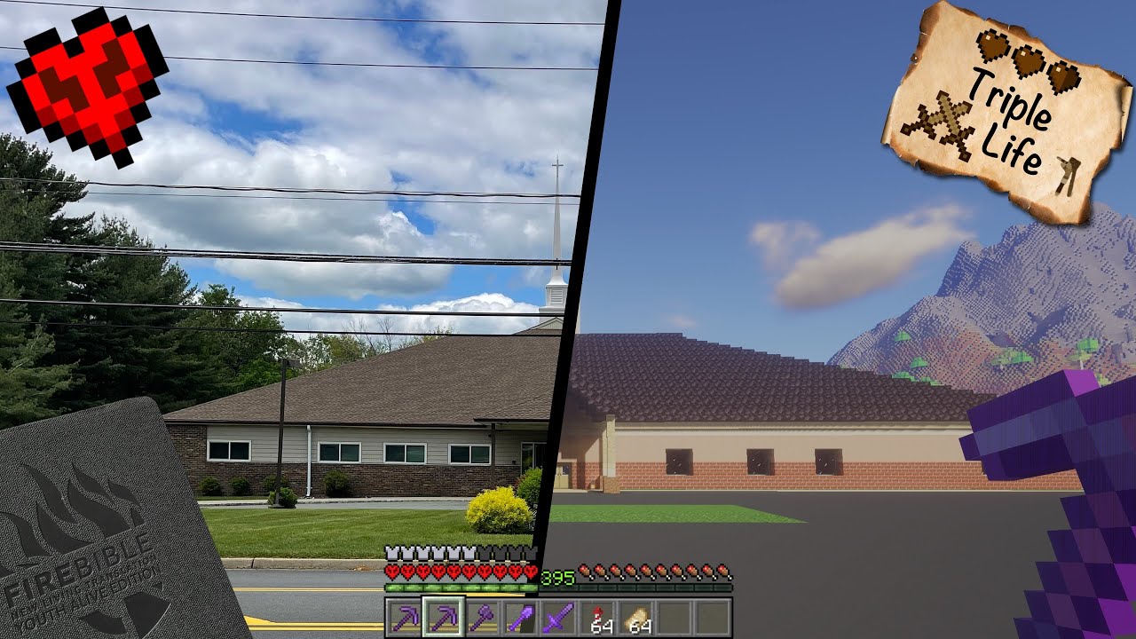 I Built my Church in Hardcore Minecraft!