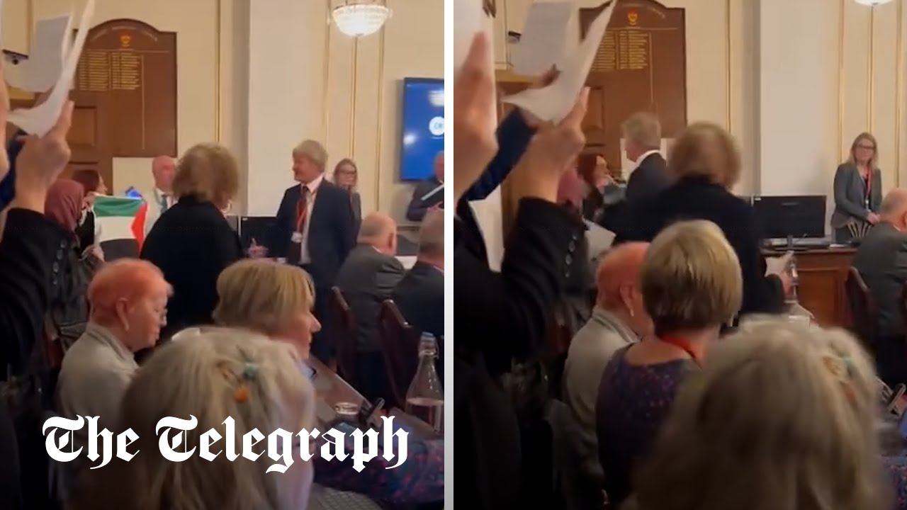 'It&rsquo;s Chorley not bloody Gaza': Conservative councillor confronts pro-Palestine protester