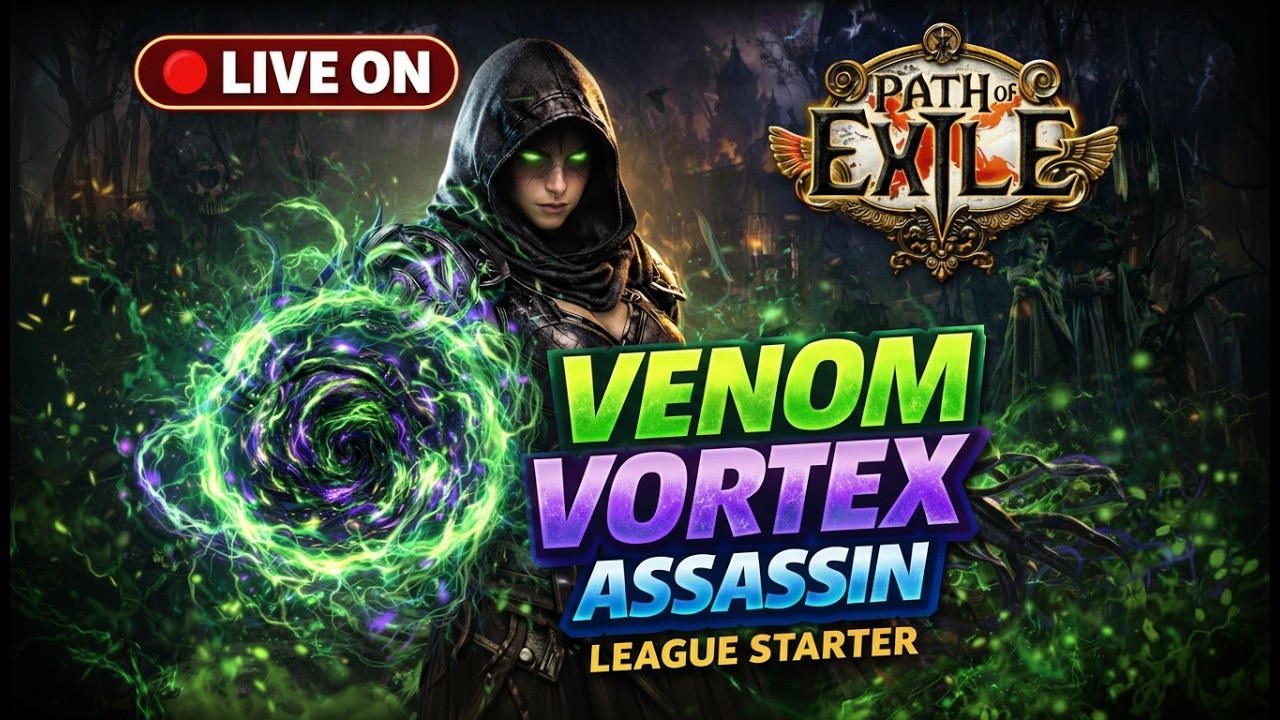 LEAGUE STARTER - VENOM VORTEX ASSASSIN - PATH OF EXILE LEAGUE 3.28 #pathofexile #leaguestarter
