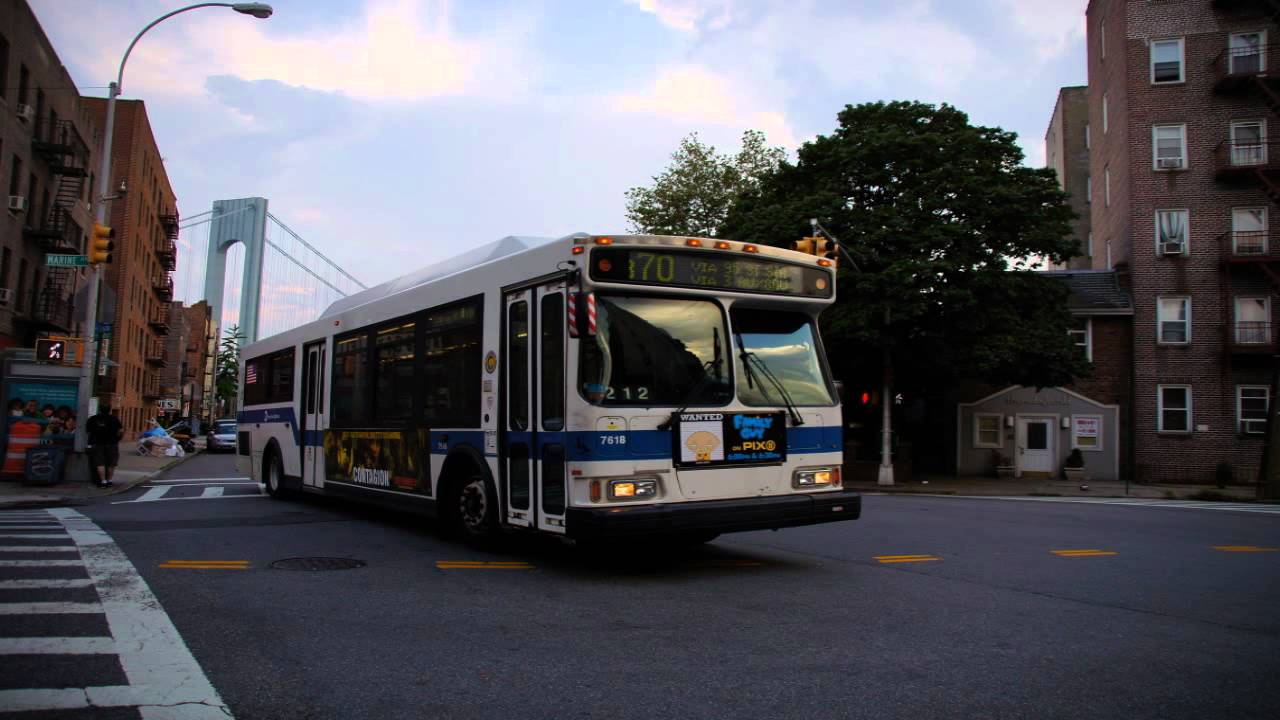 MTA New York City Bus 2002 Orion VII CNG 7562 [ Audio Recording ]
