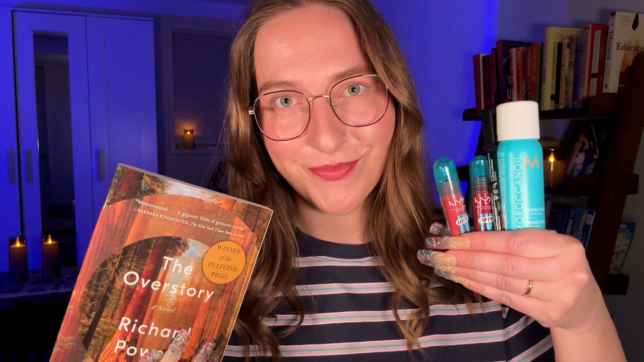 ASMR New Stuff Haul🧴 Makeup, Skincare, Hair Care, Books 💖