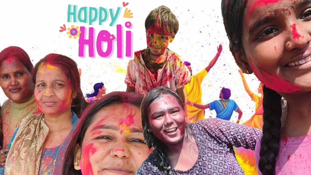 इस बार की होली थोड़ी खास थी बट एंजॉय द होली  🤩💃🌈😁🥳