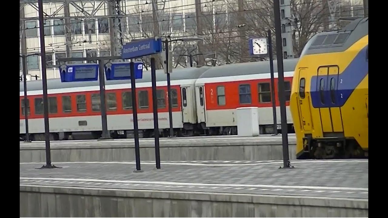 Treinen in Amsterdam Centraal - 14 februari 2014