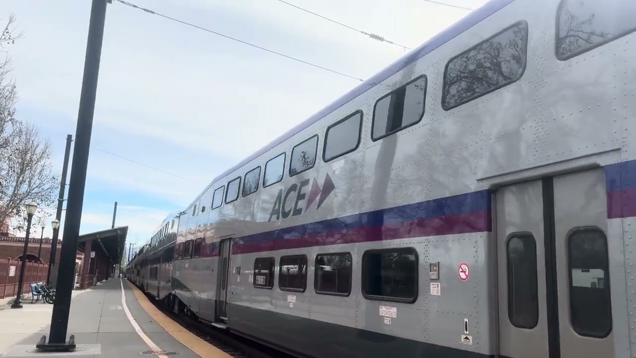 ACE 04 departs San Jose Diridon