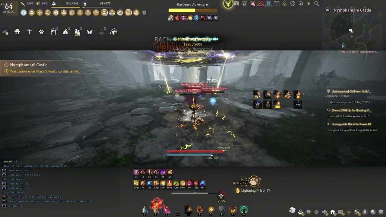 Black Desert PvP Ghost vs Bandits,Bloom, Bananya, Combo3