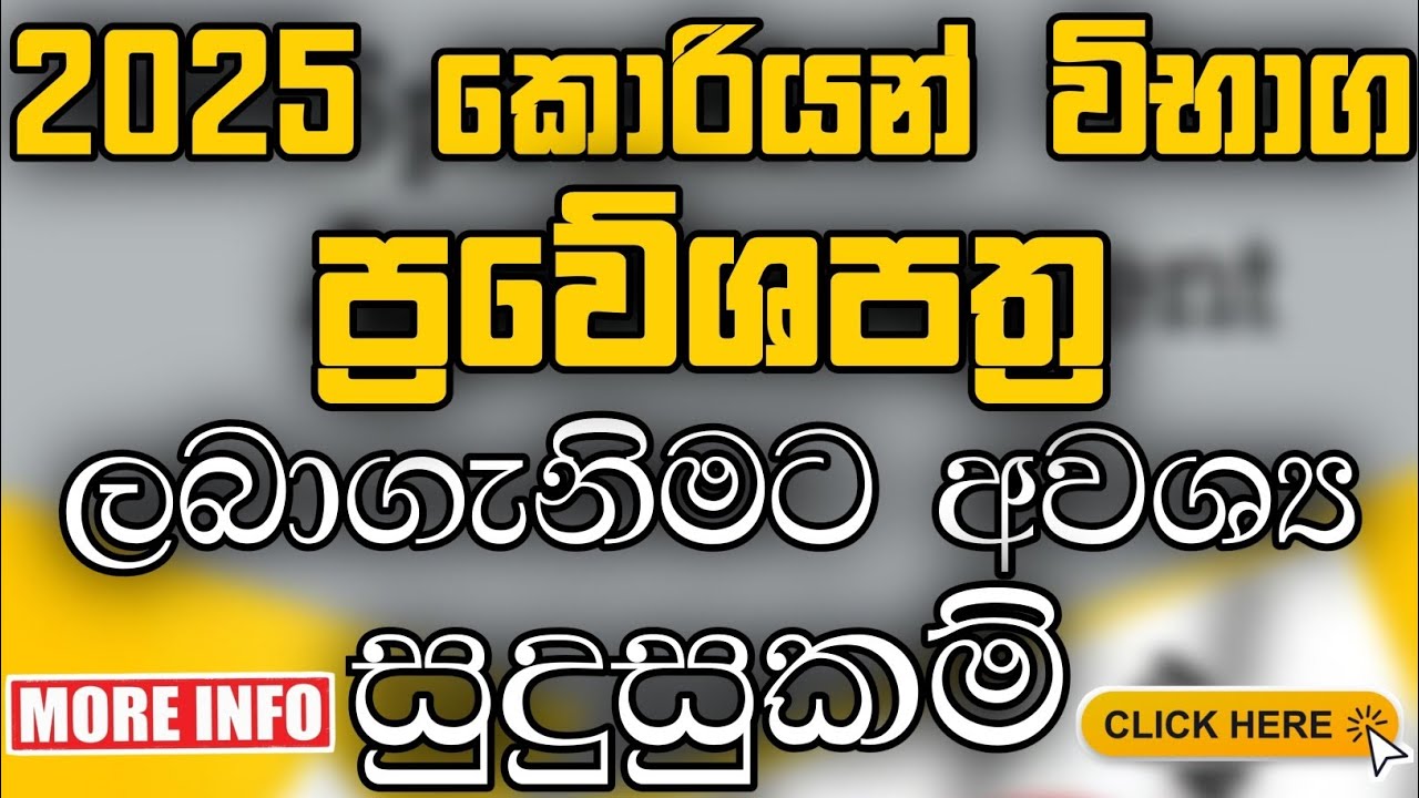 TOPIK 2025 Eligibility: How to Qualify for the Korean Language Exam | 2025 කොරියන් විභාග සුදුසුකම්