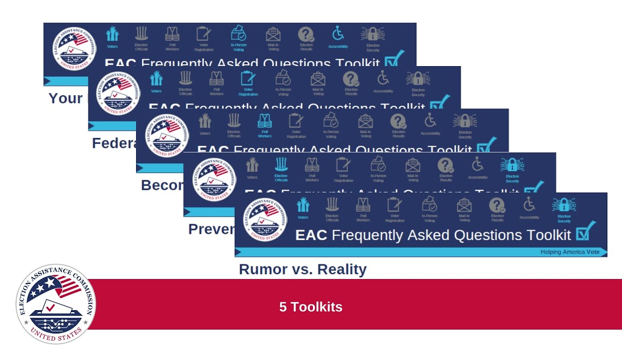 Using the FAQs for Election Officials Toolkit