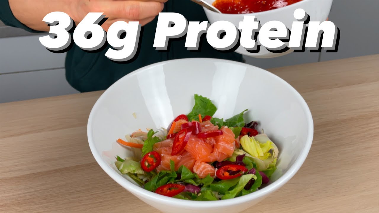 Sashimi Bibimbap - easy, high protein and spicy Korean rice dish with tasty salmon