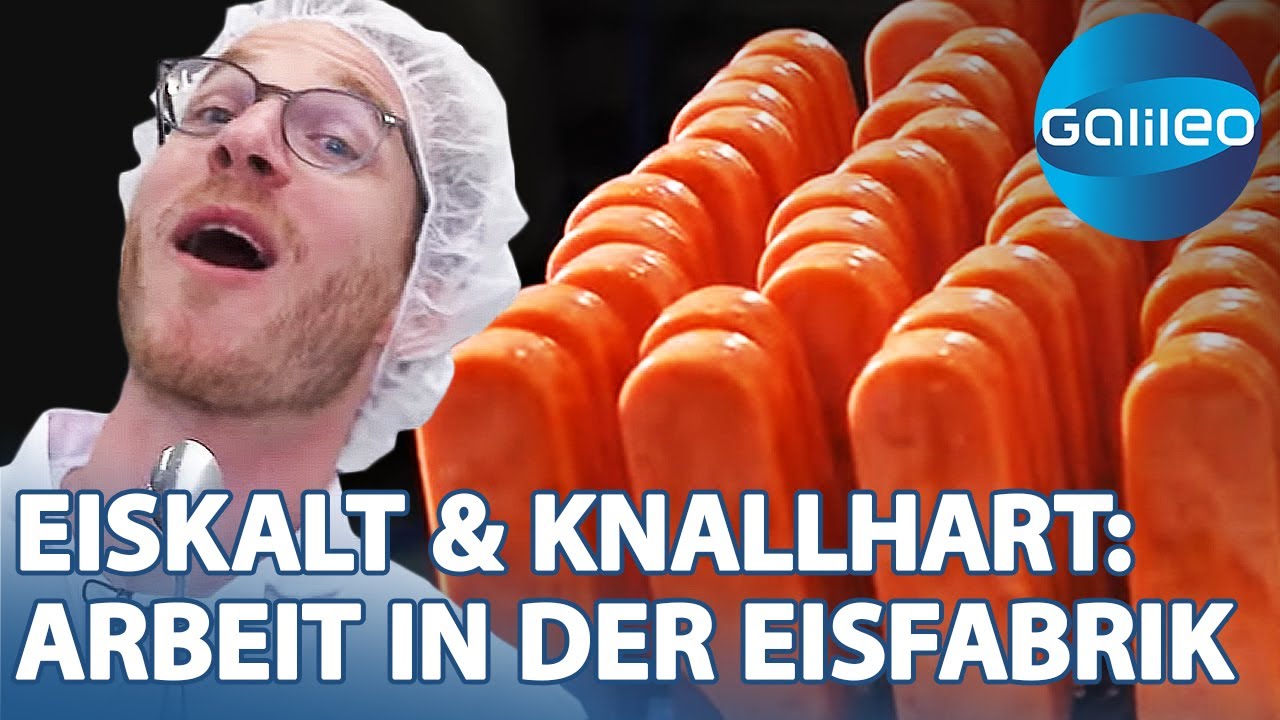 Dieser Job ist kein Eis-Schlecken: So anstrengend ist die Eisfabrik | Galileo | ProSieben