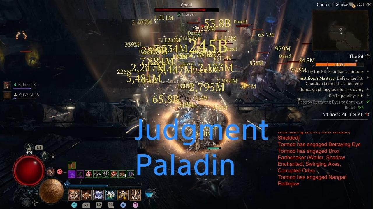 Diablo IV Tormod Judgment Paladin s11 🥵🦄🥱