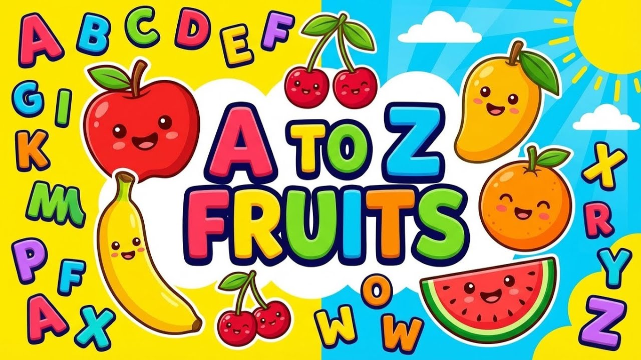 Learn Baby Alphabet | A for Apple 🍎 | ABC Learning for Kids | Phonics Song