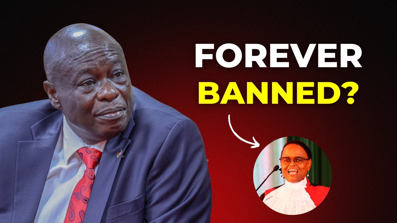 Here Is Why GACHAGUA Can't Vie For President In 2027!