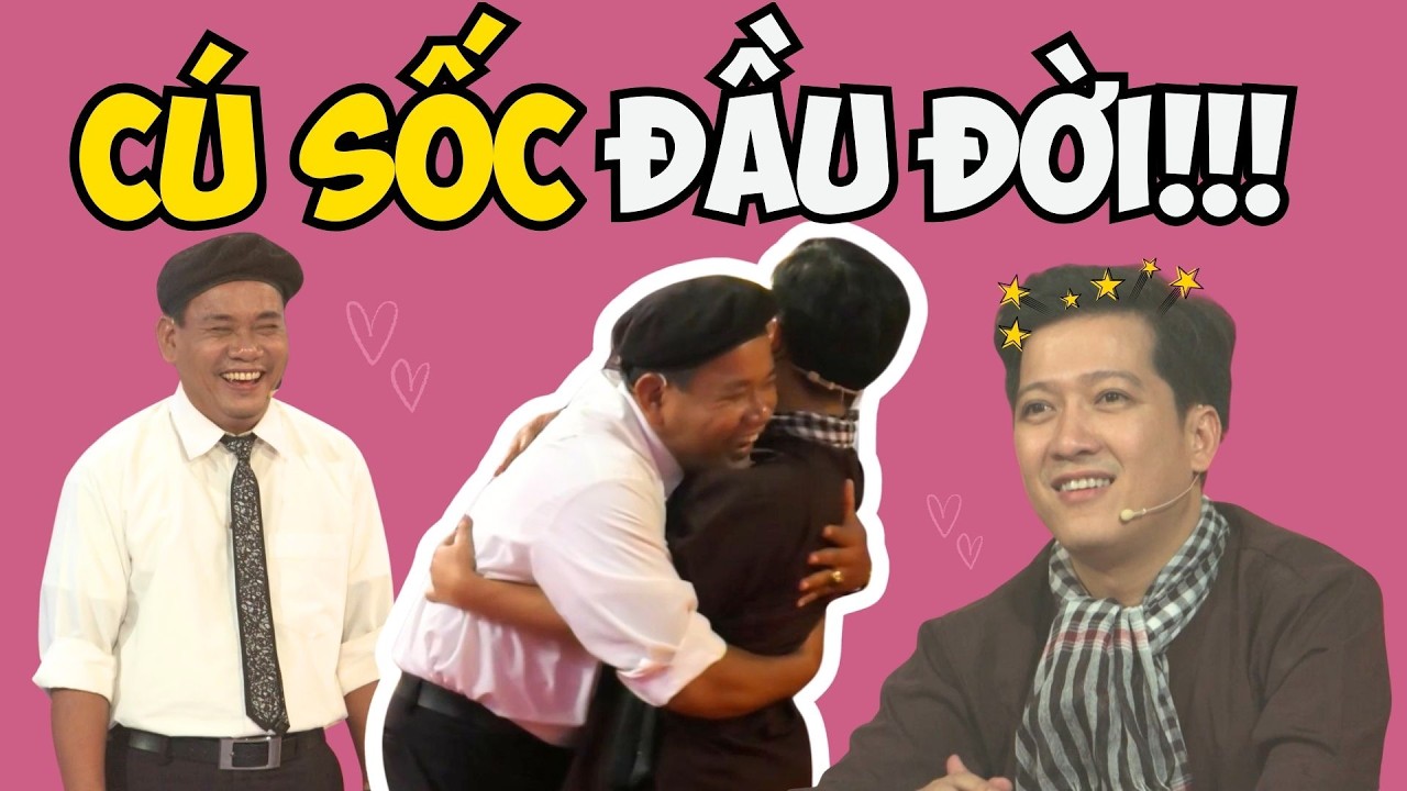 Trấn Thành cười toát cả mồ hôi vì Trường Giang bị nam nhân vạm vỡ ôm không muốn rời