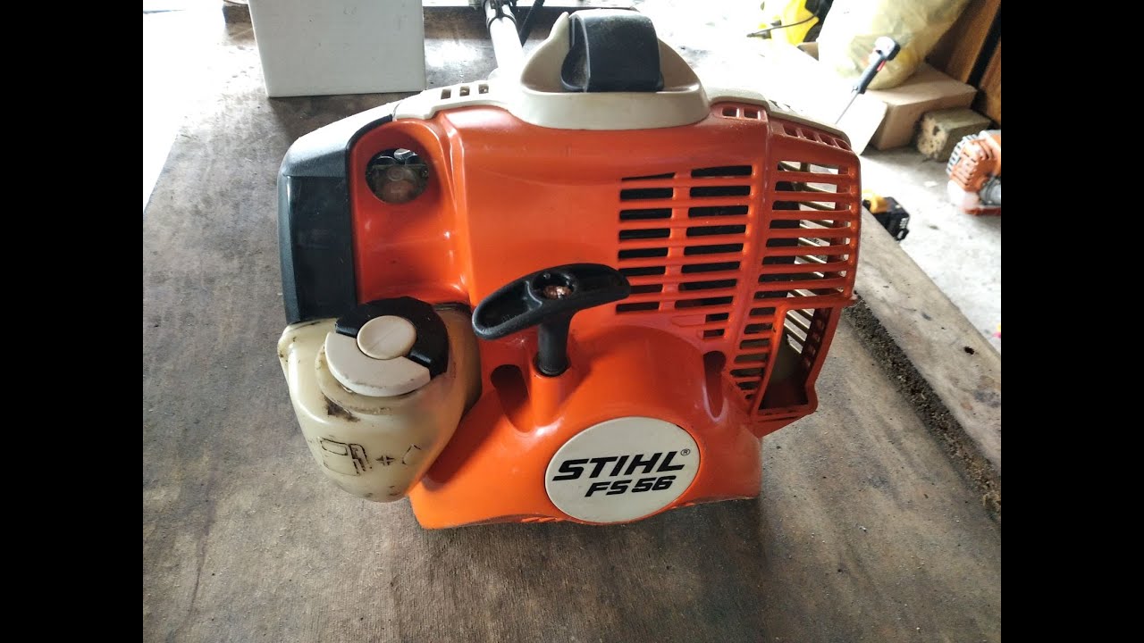 Stihl Fs 56 - Reanimacja !!!. Nowy zestaw cylinder i tłok. Montaż od A do Z