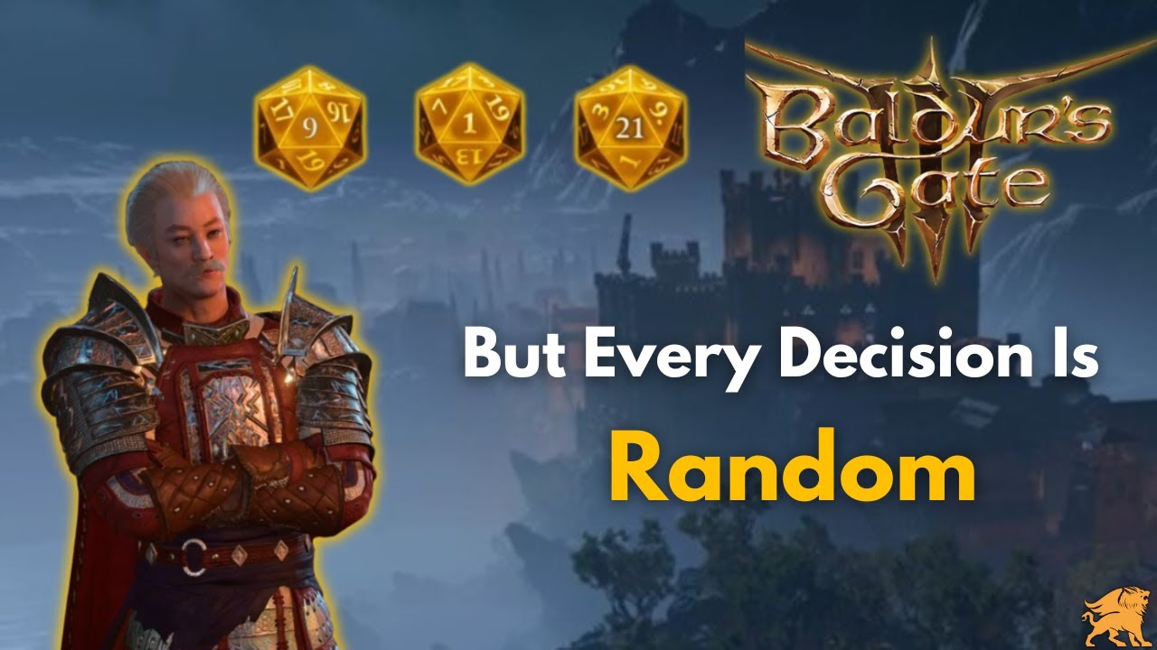 Can You Beat Baldur's Gate 3 When Every Decision Is Random?