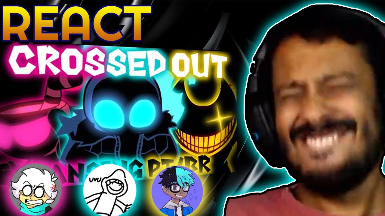 ENCONTREI UMA FANSING DE CROSSED OUT MARAVILHOSA!! React Crossed Out By Gouz, Life Dubz e BlackFrisk