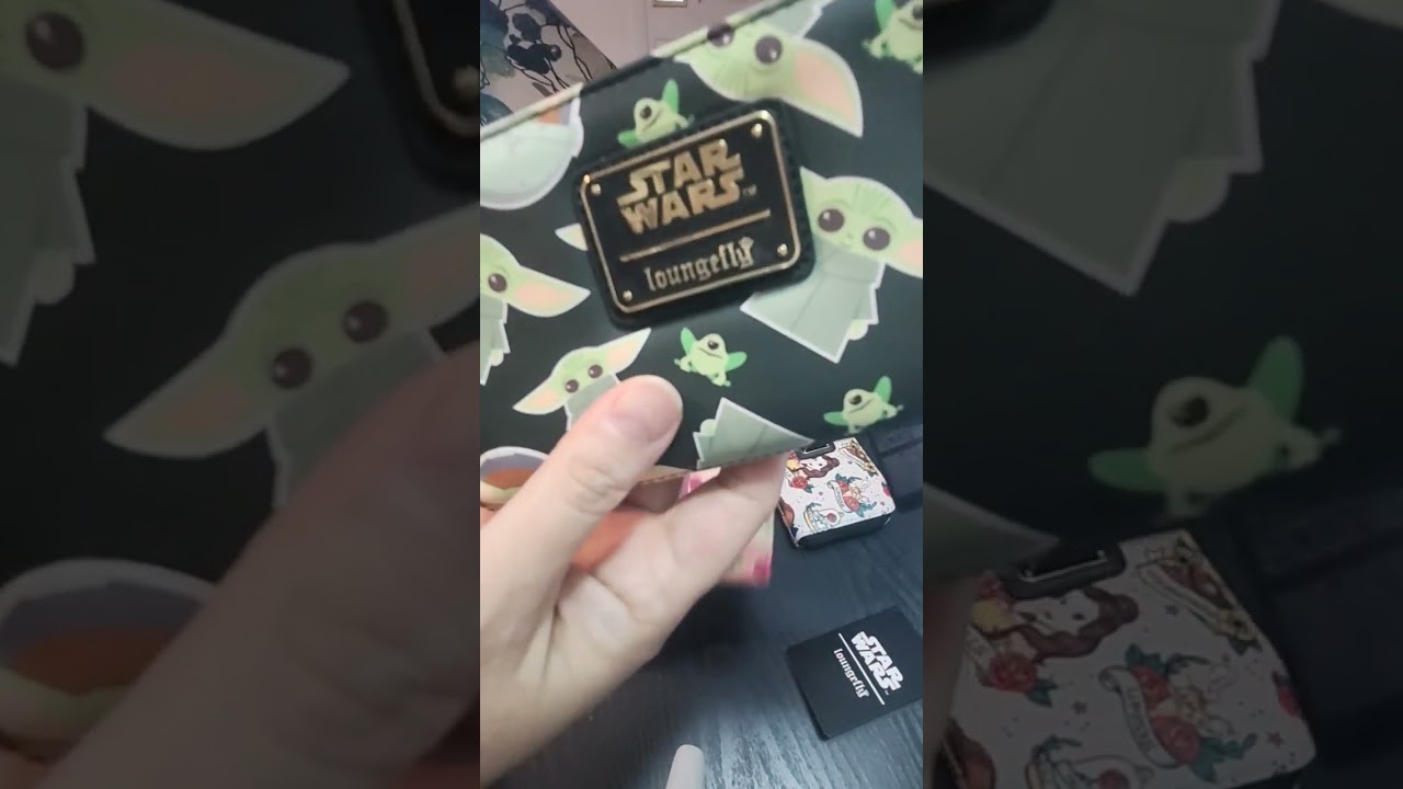Star Wars Mandalorian Baby Yoda/Grogu Wallet - Is it authentic or fake? Comparison Loungefly Wallets