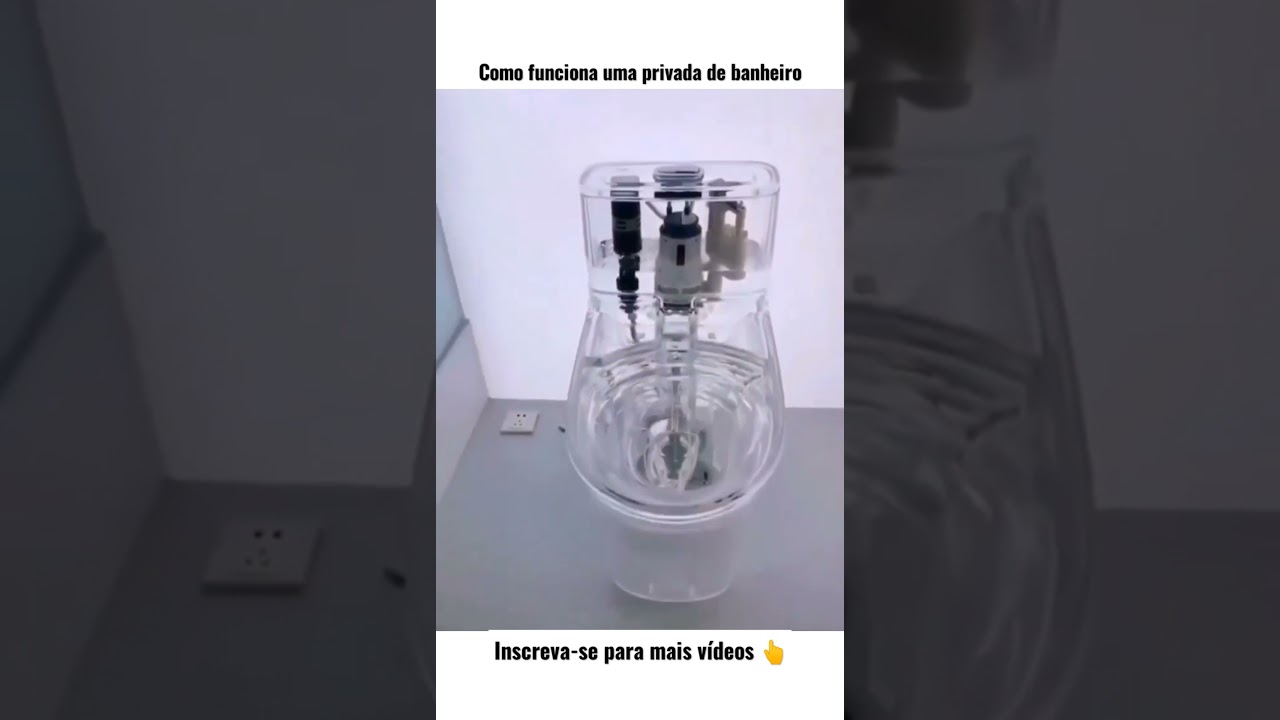 Como funciona privada de banheiro #shorts