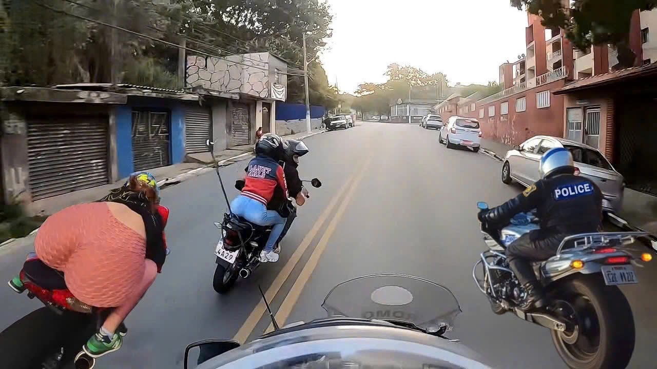 7 Persecuciones POLICIALES de motos en FUGA de INFARTO |  Parte 2