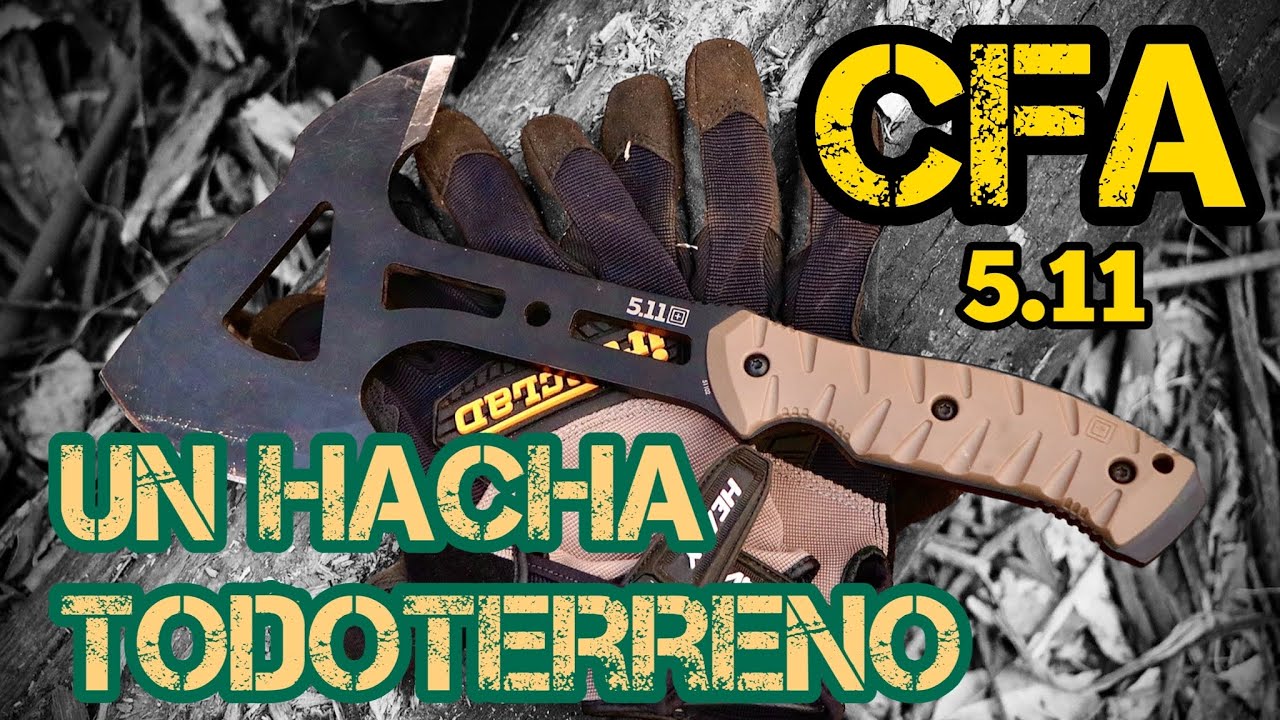 HACHA CAMP FIELD 5.11 | Un hacha lista para toda ocasión | Hacha de Bushcraft y Campismo