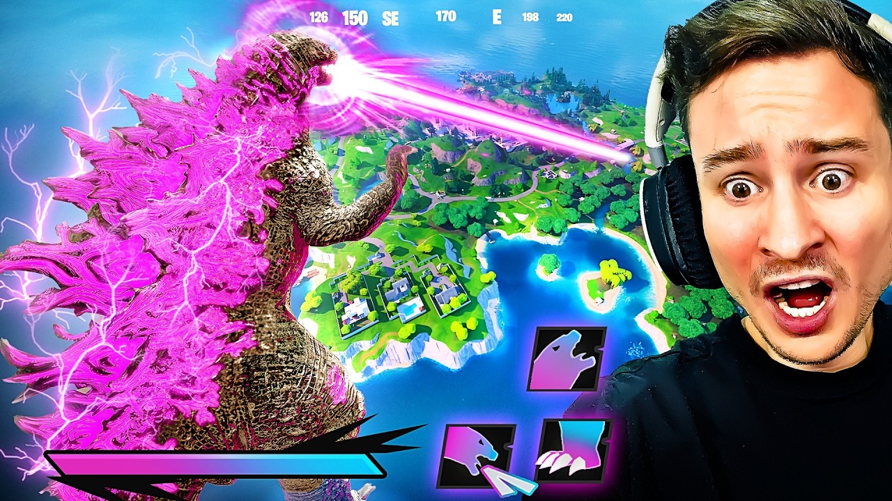 Godzilla Nous Attaque dans Fortnite !