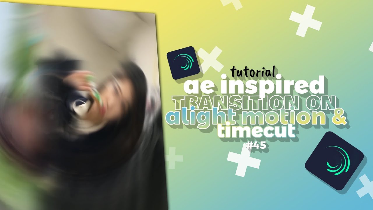 ae inspired transition on alight motion & timecut! timeslice smooth rotate || tutorial