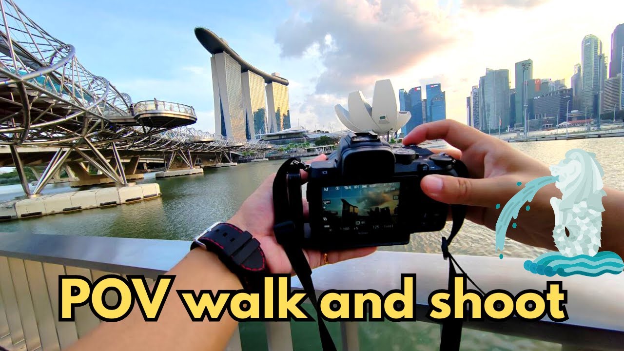 POV street photography around Marina Bay Sand #singapore #POV
