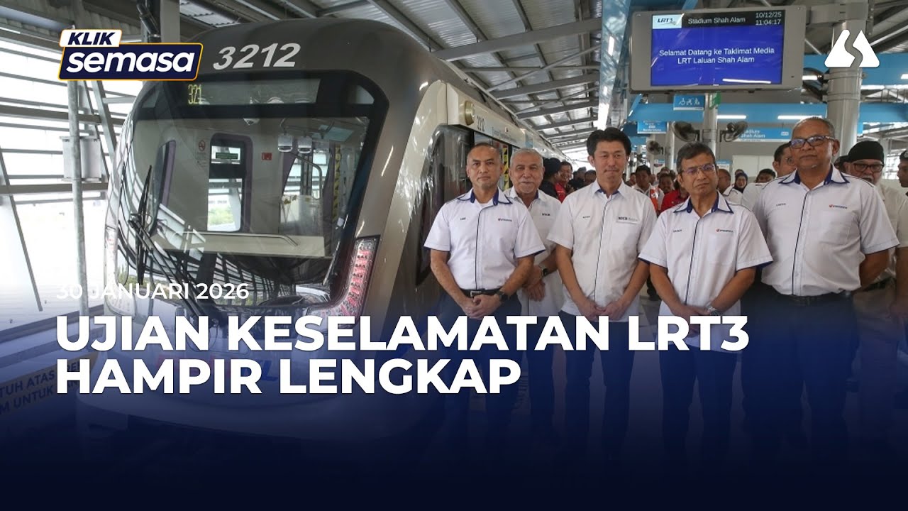 Ujian FFR LRT3 hampir lengkap, pembukaan bergantung kestabilan sistem
