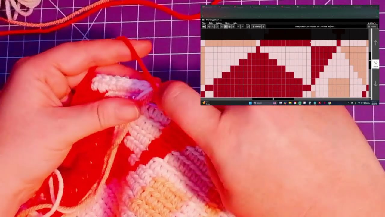 Day 17 Troubleshooting Tuesday | Crochet with AshME | Row 52 | STARTING Section 4 | Tapestry Crochet