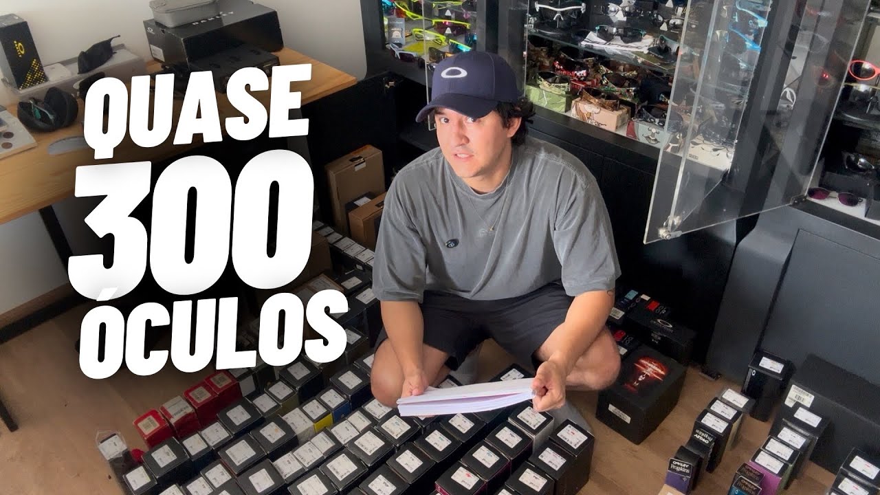 QUANTOS FALTAM PARA BATER ESSA META? | MINHA COLEÇÃO OAKLEY COMPLETA 
