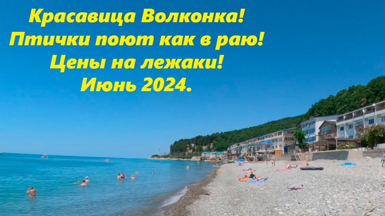 Красавица Волконка! Птички поют как в раю! Цены на лежаки и в столовой! 🌴ЛАЗАРЕВСКОЕ СЕГОДНЯ🌴СОЧИ.