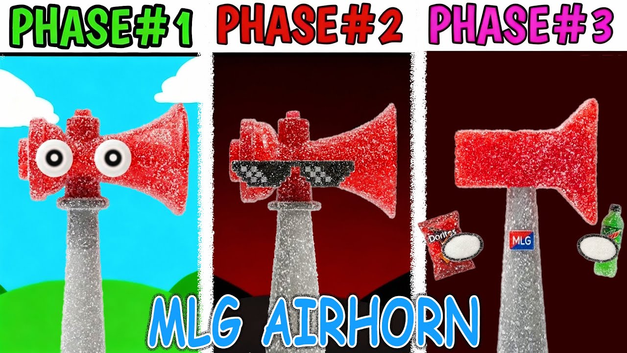 FOOD My Incredibox Sprunki OC: MLG Airhorn NEW Phase 3 Compilation #sprunki