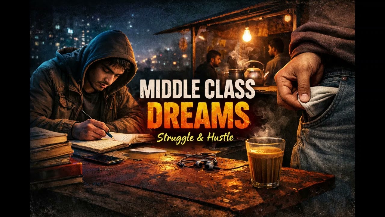 Middle Class Dreams 🔥 | Emotional Rap Song | Struggle & Hustle | 2026 #aisongs #hustle